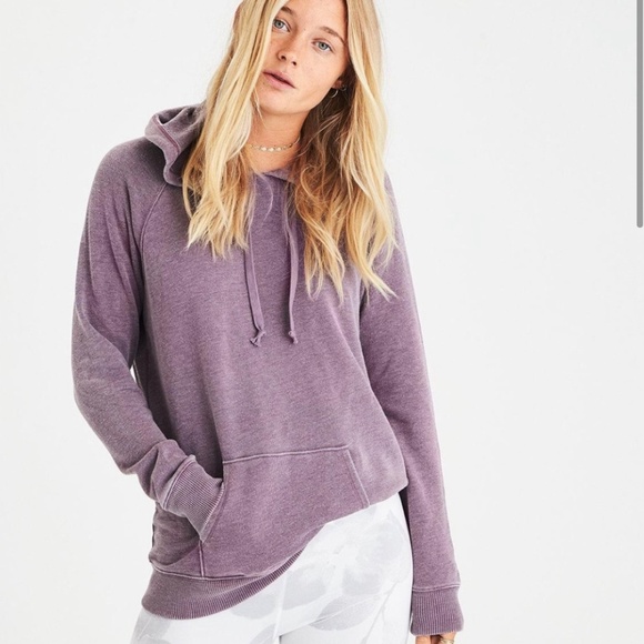 AE Purple Hoodie SZ S - Picture 5 of 6